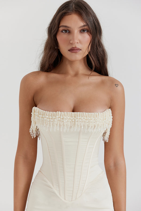 Oakley - Embellished Strapless Cocktail Dress for Women