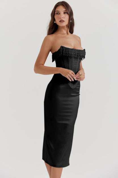 Oakley - Embellished Strapless Cocktail Dress for Women