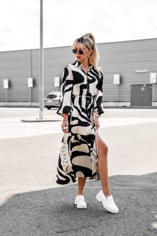 Summer - Maxi Dress - Elegant - Material - For Formal Occasions