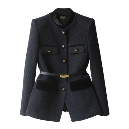 Olivia - Elegant Wool Coat for Women 0