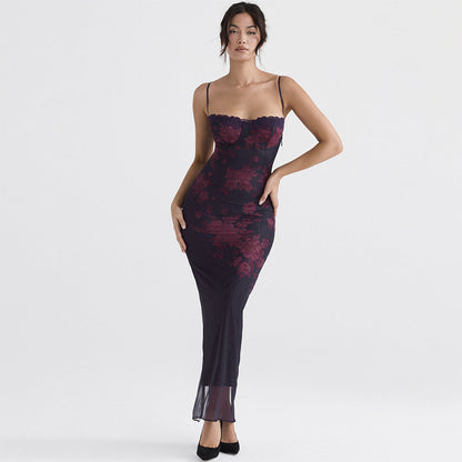 Elke - Maxi Dress - Chic - Material - For Formal Occasions
