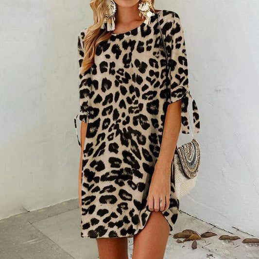 Ines - Mini Dress - Leisure - Material - Ideal for Summer