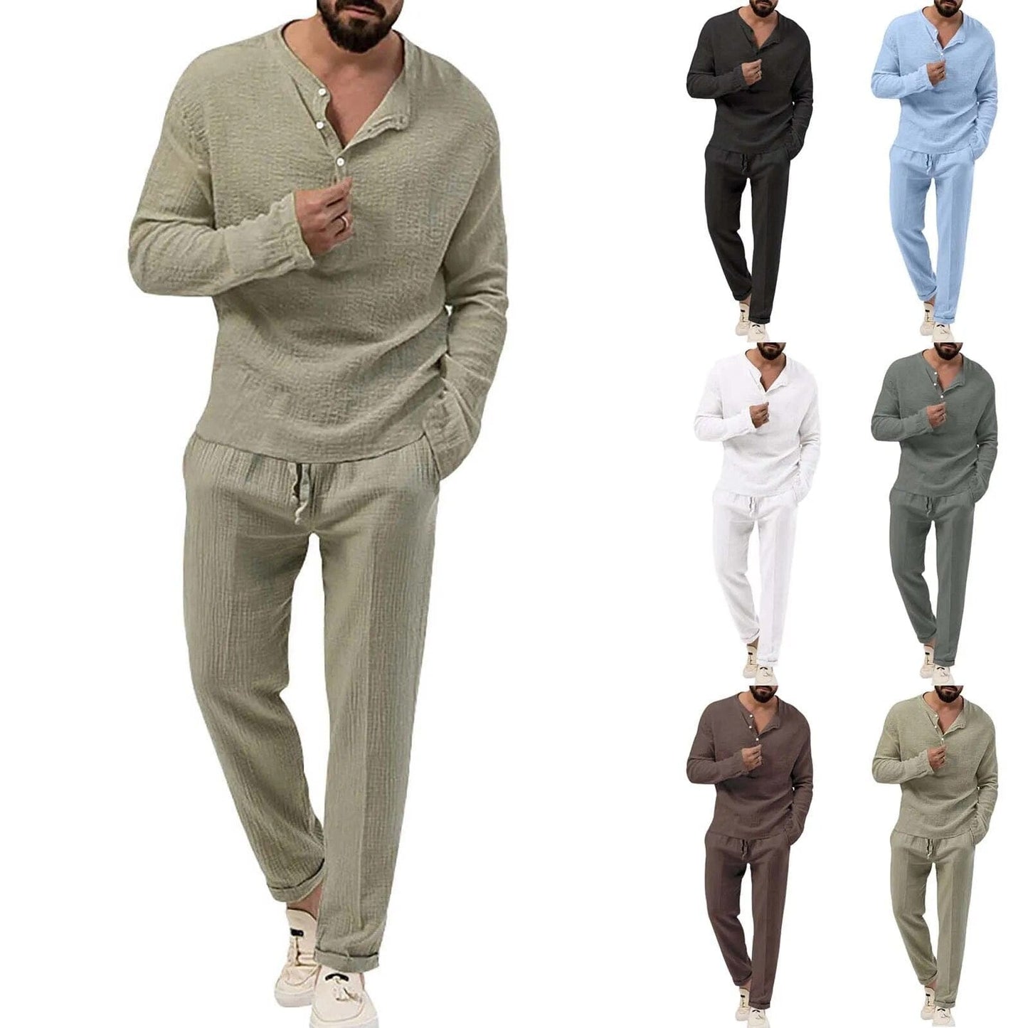 Cooper - Outfit Set - Leisure - Material - Ideal for Summer