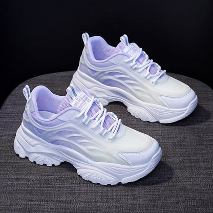 Purple / White