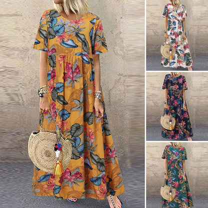Anais - Maxi Dress - Boho - Material - Ideal for Summer