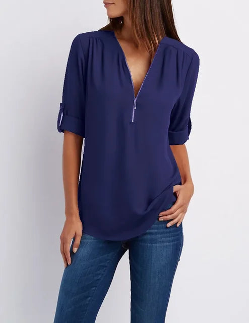 Brooke - Shirt - Chic - Material - Great for Casual Days