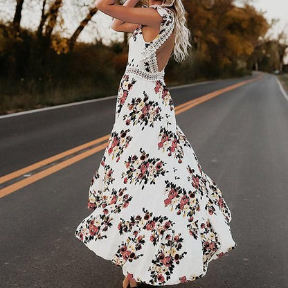 Fallon - Maxi Dress - Boho - Material - Great for Casual Days