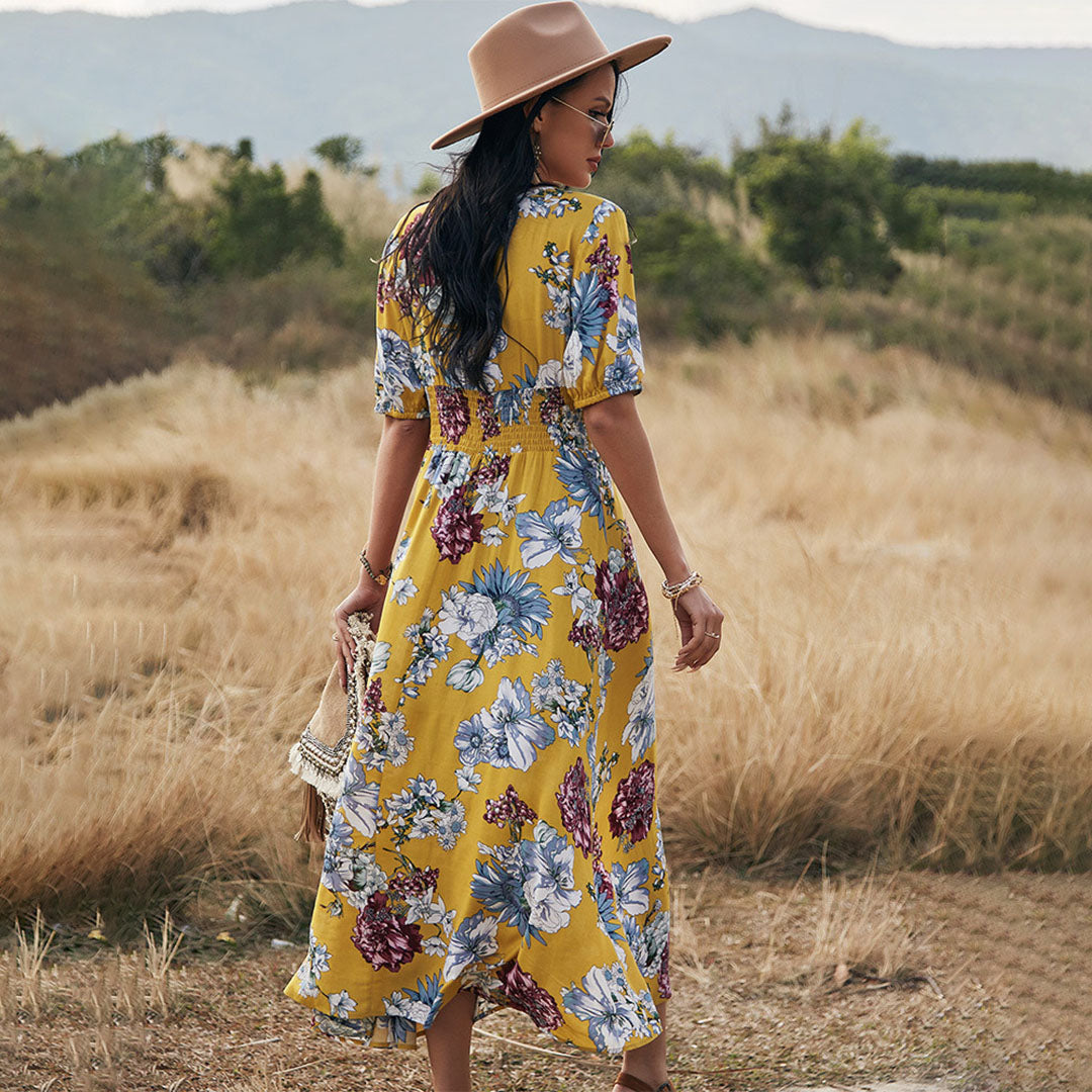 Emily - Maxi Dress - Chic - Fabric - Ideal for Summer