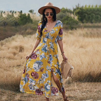 Emily - Maxi Dress - Chic - Fabric - Ideal for Summer