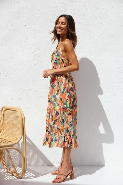 Ainsley - Lightweight Summer Midi Dress for Women