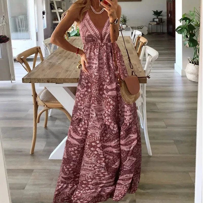 Sarah - Maxi Dress - Boho - Modern Style - Ideal for Summer