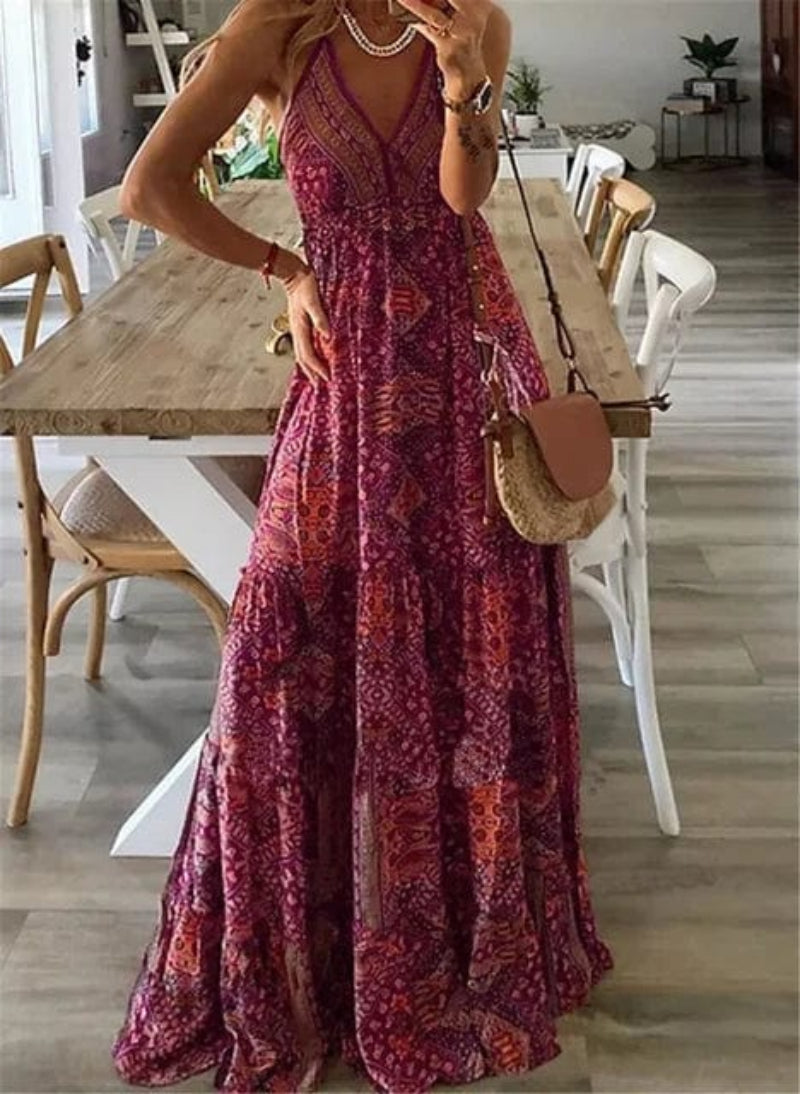 Sarah - Maxi Dress - Boho - Modern Style - Ideal for Summer