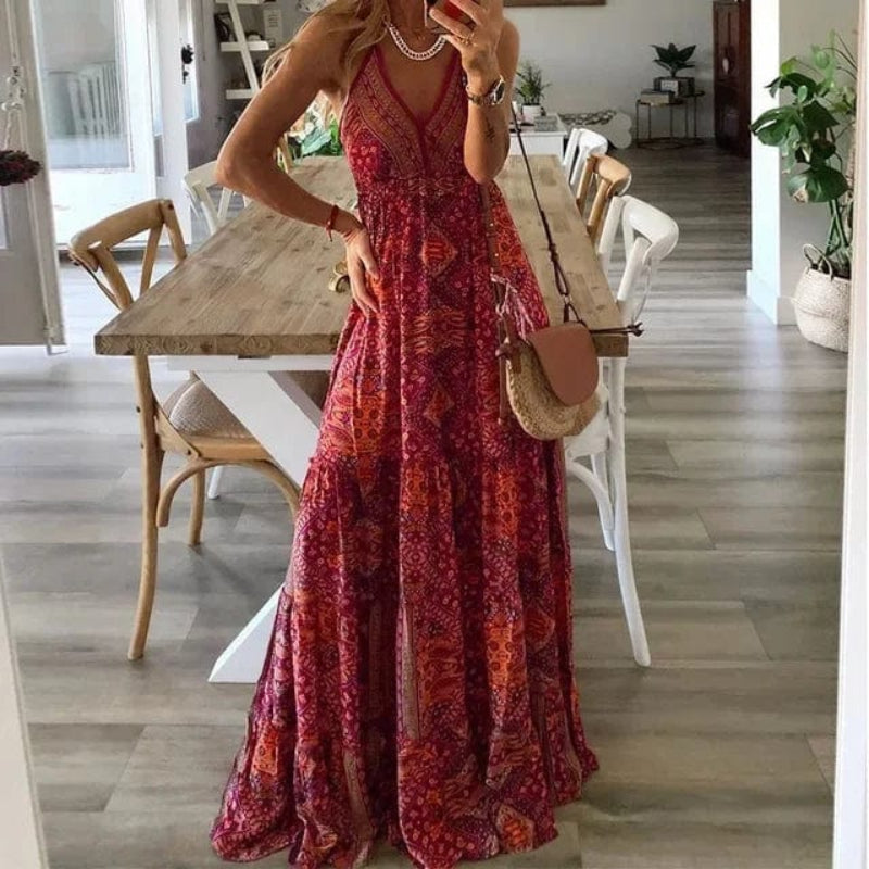 Sarah - Maxi Dress - Boho - Modern Style - Ideal for Summer