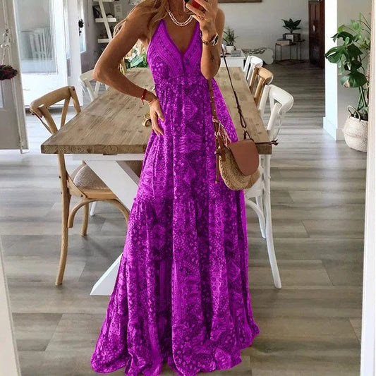 Sarah - Maxi Dress - Boho - Modern Style - Ideal for Summer