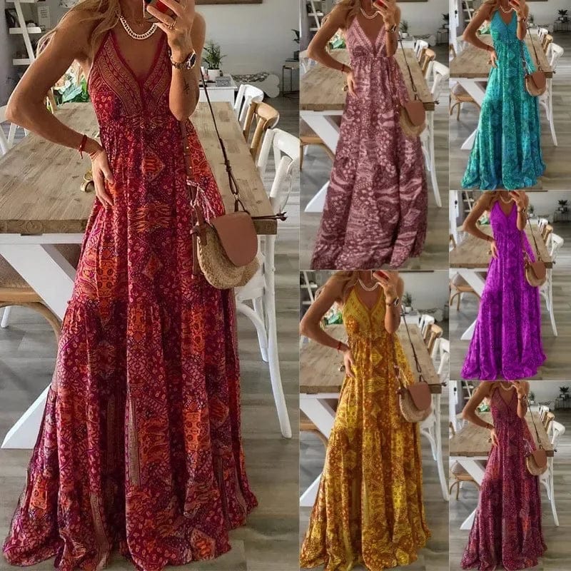 Sarah - Maxi Dress - Boho - Modern Style - Ideal for Summer