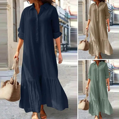 Cadence - Maxi Dress - Boho - Material - Ideal for Summer