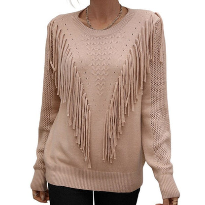Natalie - Sweater with tassels - Chic - Ideal for autumn