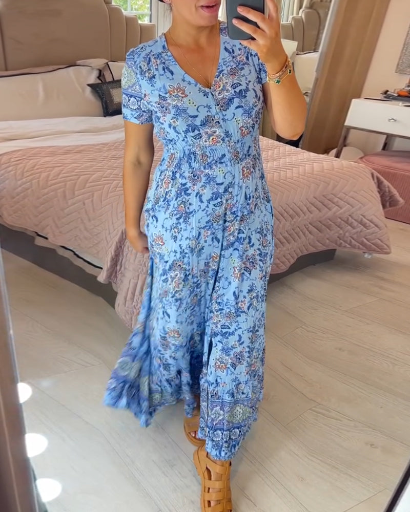 Issah - Maxi Dress - Boho - Ideal for Summer