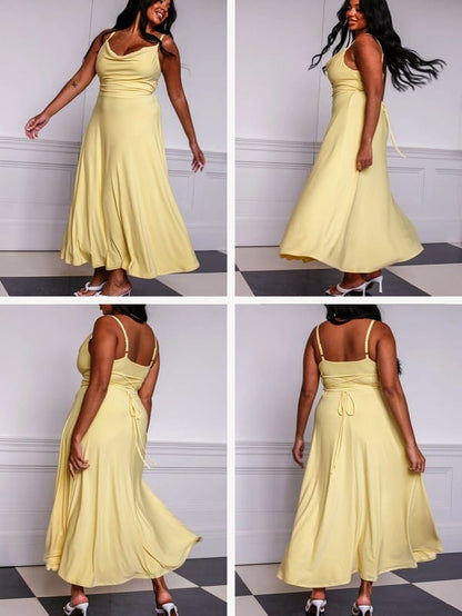 Yasmine - Maxi Dress - Elegant - Material - Great for Casual Days
