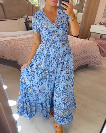Issah - Maxi Dress - Boho - Ideal for Summer