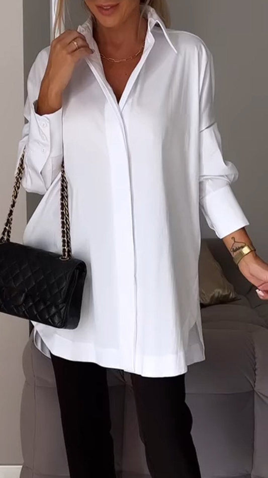 Maisie - Long Sleeve Polo - Elegant - Modern Style - Ideal for Parties
