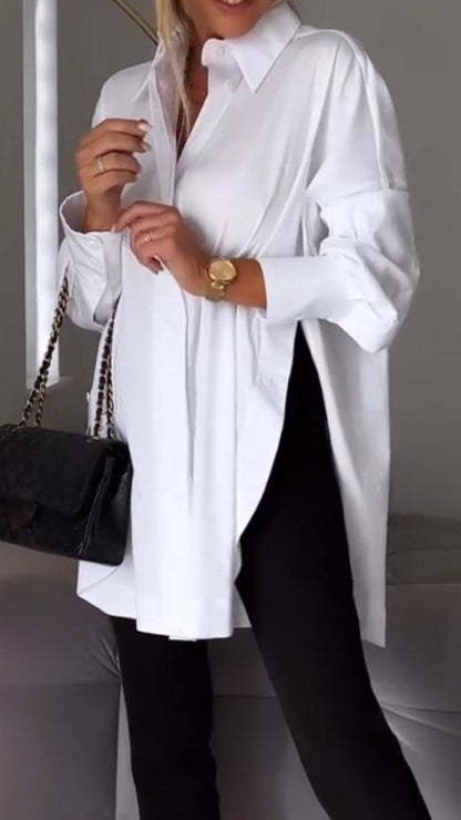 Maisie - Long Sleeve Polo - Elegant - Modern Style - Ideal for Parties