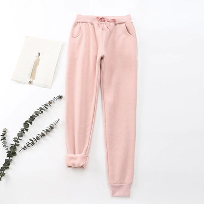 Women's Sporty Fleece Joggers with Pockets | Great for Everyday Wear