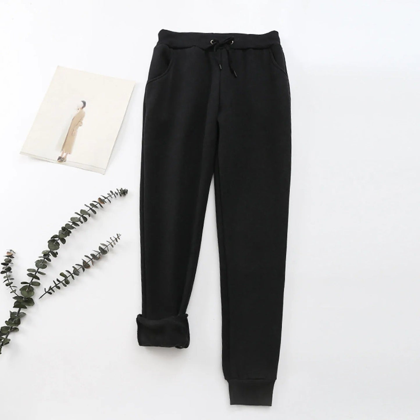 Women's Sporty Fleece Joggers with Pockets | Great for Everyday Wear
