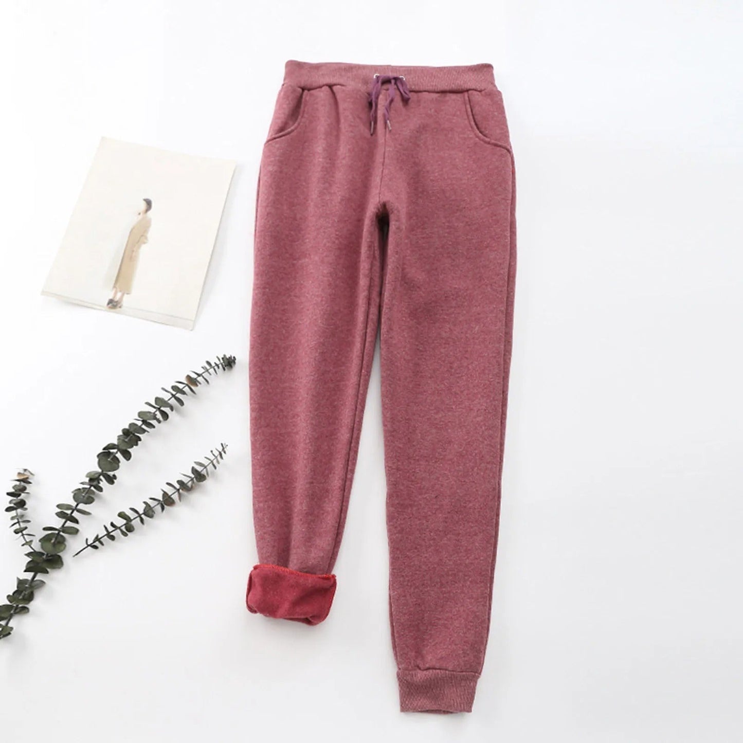 Women's Sporty Fleece Joggers with Pockets | Great for Everyday Wear