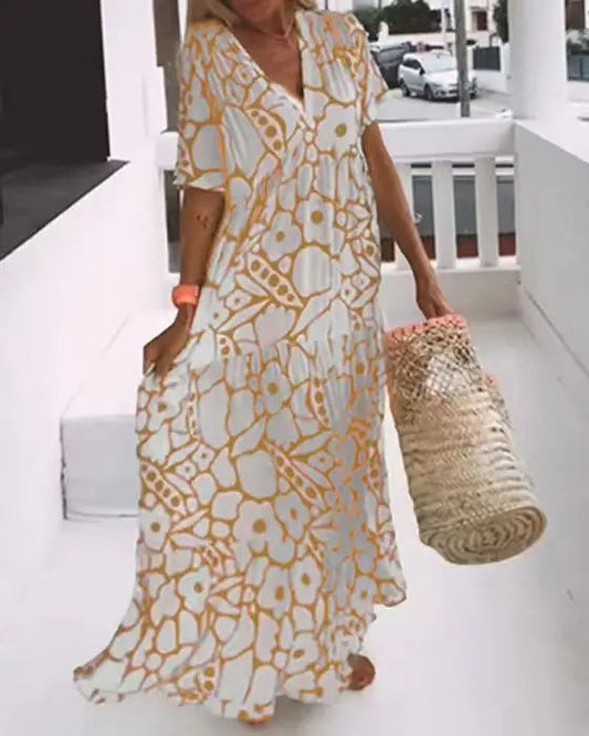 Caroline - Maxi Dress - Boho - Modern Style - Ideal for Summer